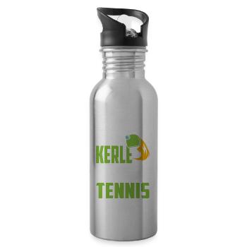 Tischtennis - Trinkflasche mit integriertem Trinkhalm - Lightsilver - Rechts