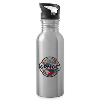 Ormoc Philippinen Flagge Abzeichen Reise Souvenir Stempel - Trinkflasche mit integriertem Trinkhalm - Lightsilver - Rechts