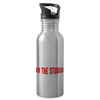 Célibataire, Marié, En Studio 6 - Gourde avec paille intégrée - argent clair - Droite