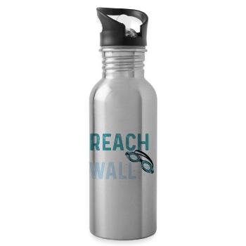 Die Wand erreichen Turner Gift - Trinkflasche mit integriertem Trinkhalm - Lightsilver - Rechts