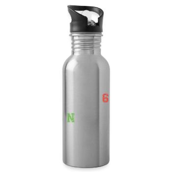 1N23456 Motorcycle Gearshift - Adrenaline - Water bottle with straw - silver - Right