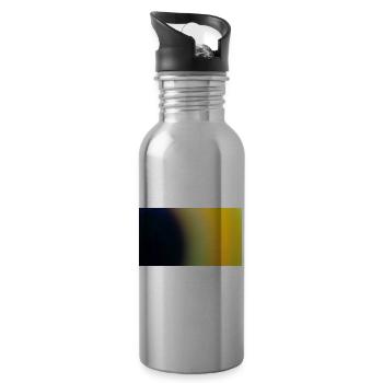 Black Sun 112 - Trinkflasche mit integriertem Trinkhalm - Lightsilver - Rechts