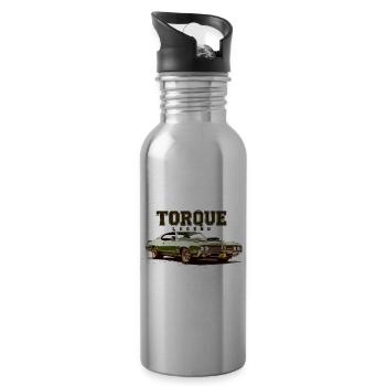 Torque Legend – 442 Classic Power - Trinkflasche mit integriertem Trinkhalm - Lightsilver - Rechts