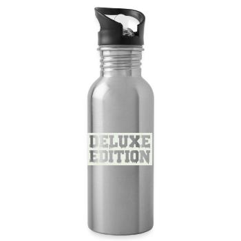 deluxe_edition- - Gourde avec paille intégrée - argent clair - Droite