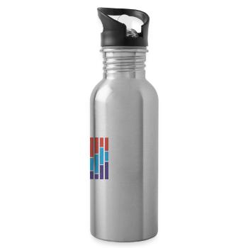 Data Analyst Squad 6 - Trinkflasche mit integriertem Trinkhalm - Lightsilver - Rechts