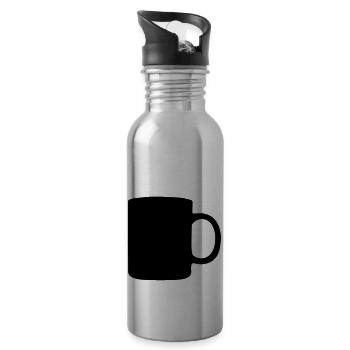 tasse - Trinkflasche mit integriertem Trinkhalm - Lightsilver - Rechts