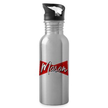Mason King of trades - Trinkflasche mit integriertem Trinkhalm - Lightsilver - Rechts