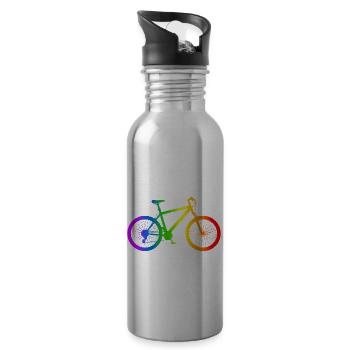Mountain Bike Rainbow Mountain Bike - Water bottle with straw - silver - Right
