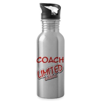 COACH LIMITIERTE AUFLAGE - Trinkflasche mit integriertem Trinkhalm - Lightsilver - Rechts