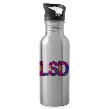 LSD 25 Sunshine Acid - Trinkflasche mit integriertem Trinkhalm - Lightsilver - Rechts