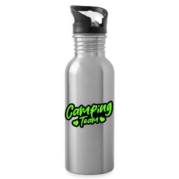 Camping Team - Trinkflasche mit integriertem Trinkhalm - Lightsilver - Rechts