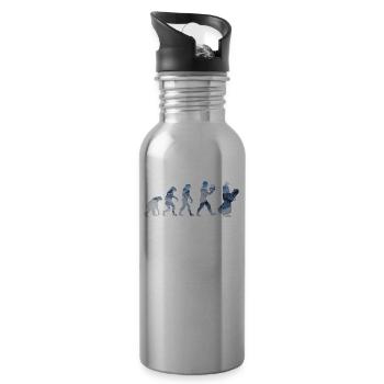 Evolution Snowboarding Snowboard - Trinkflasche mit integriertem Trinkhalm - Lightsilver - Rechts