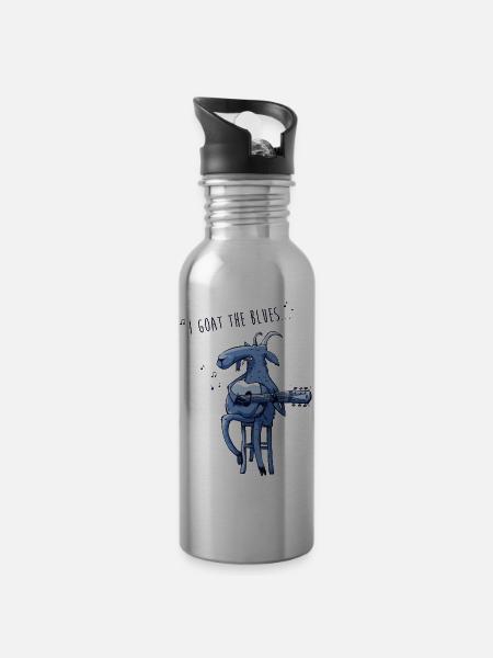 I Goat The Blues - Borraccia con cannuccia integrata - argento chiaro