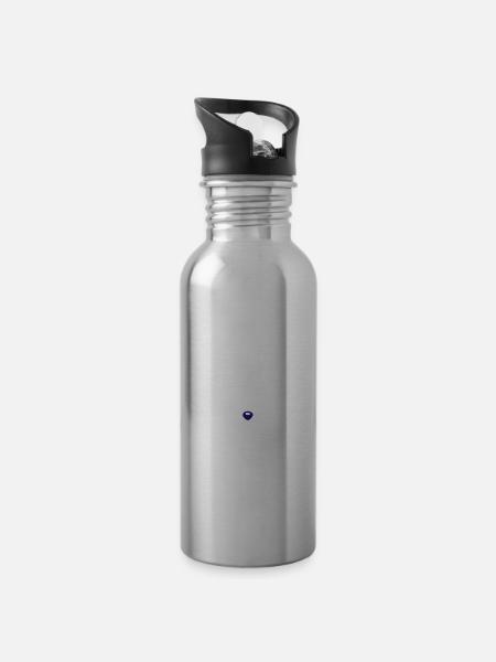 Raccoon - Raccoon - Water bottle with straw - silver