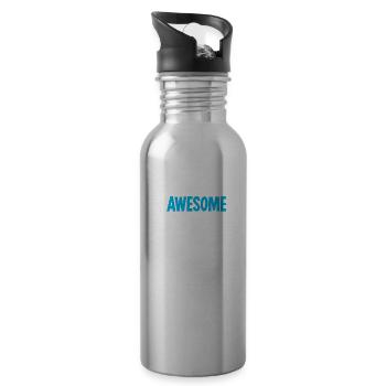 Golfing - Water bottle with straw - silver - Right