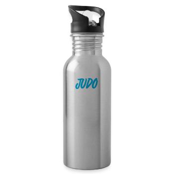 Judo - Trinkflasche mit integriertem Trinkhalm - Lightsilver - Rechts