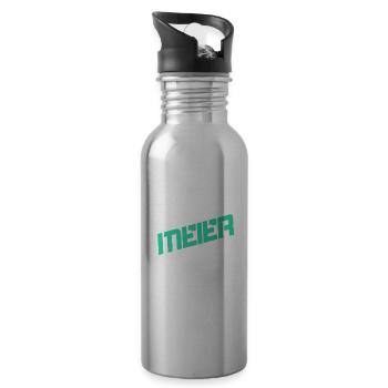 Meier Meier - Trinkflasche mit integriertem Trinkhalm - Lightsilver - Rechts
