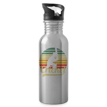 Cricket - Trinkflasche mit integriertem Trinkhalm - Lightsilver - Rechts
