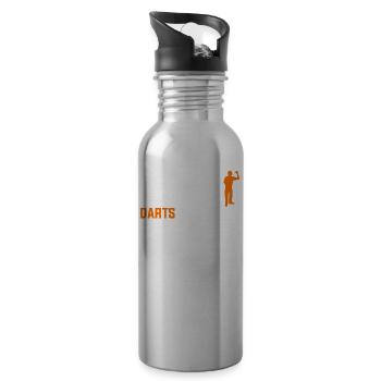 Darts evolution - Water bottle with straw - silver - Right