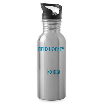 Field hockey field hockey indoor hockey hockey - Water bottle with straw - silver - Right