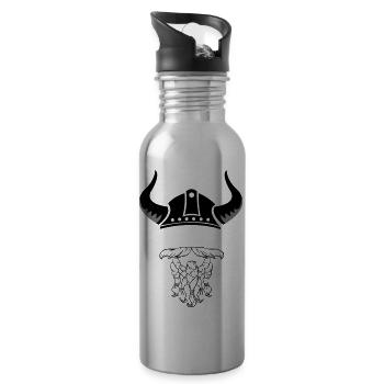 viking - Water bottle with straw - silver - Right