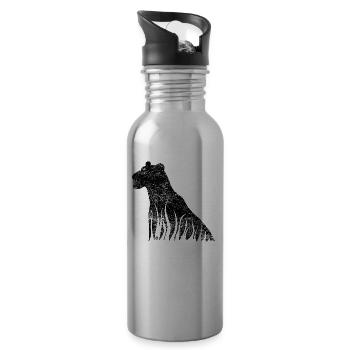 Lioness - Water bottle with straw - silver - Right
