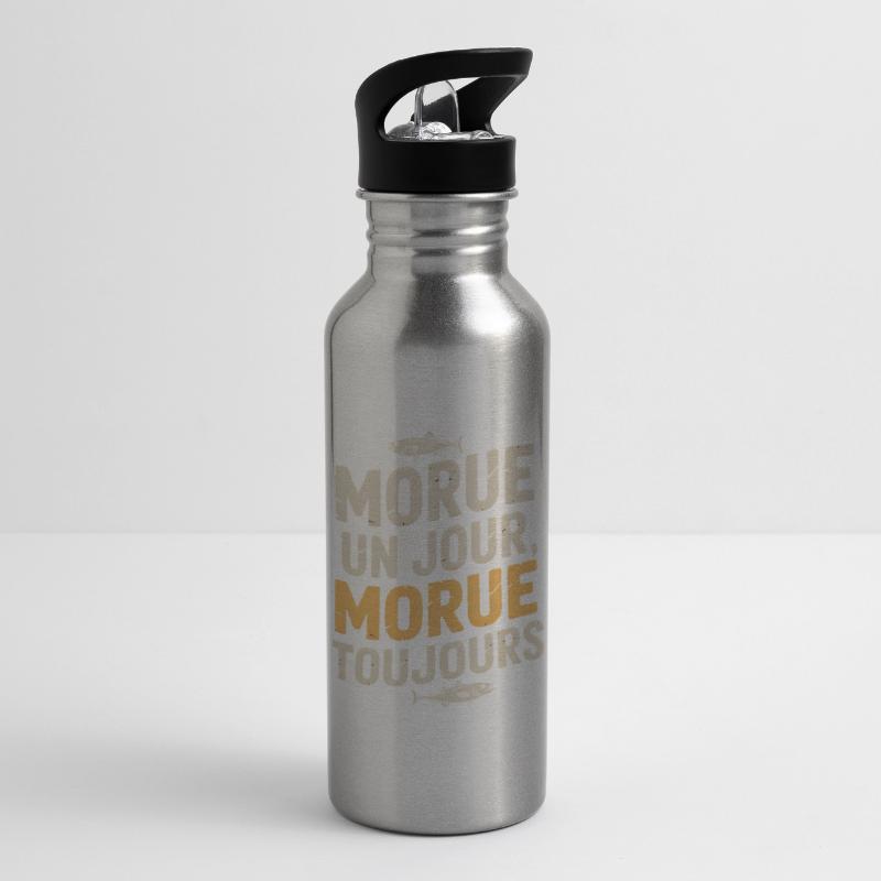 Once cod Cod Water bottle with straw