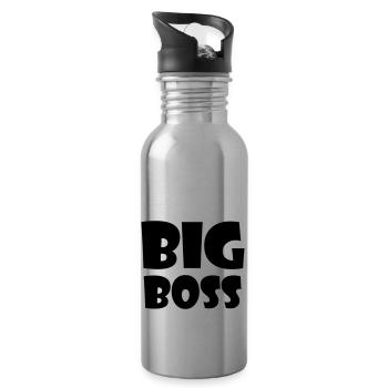 big_boss_1c - Gourde avec paille intégrée - argent clair - Droite