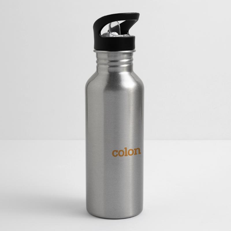 Semicolon Only Programmers Will Understand Coder N Trinkflasche mit integriertem Trinkhalm