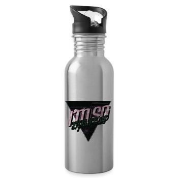 astronomy art awesome present idea present - Water bottle with straw - silver - Right