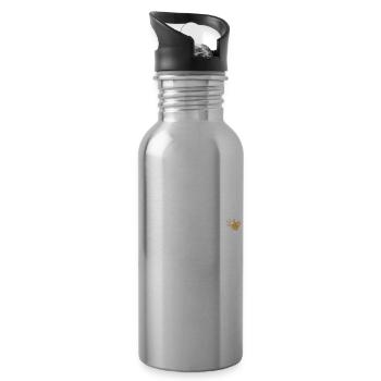 Peyton Name für Frauen Kinder Kleinkinder - Peyton Leisten - Trinkflasche mit integriertem Trinkhalm - Lightsilver - Rechts