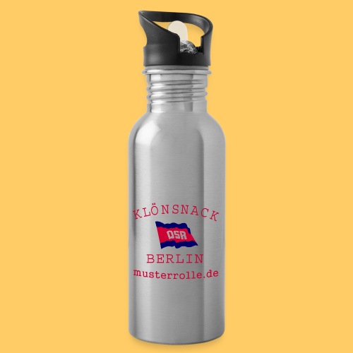 KiB-Logo-gif - Trinkflasche mit integriertem Trinkhalm