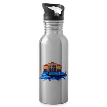 Venice - Water bottle with straw - silver - Right