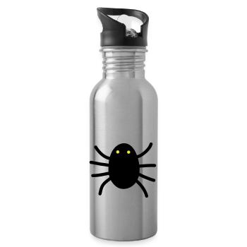 Insekt - Trinkflasche mit integriertem Trinkhalm - Lightsilver - Rechts