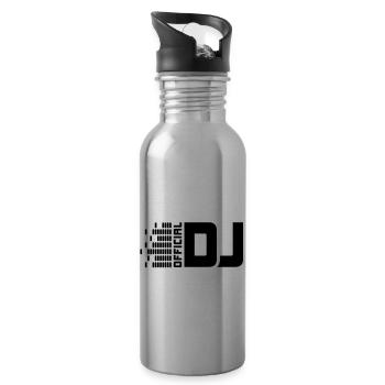 official_dj__f1 - Gourde avec paille intégrée - argent clair - Droite