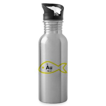 Goldfish - Trinkflasche mit integriertem Trinkhalm - Lightsilver - Rechts