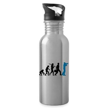 Photographer Camera Evolution - Water bottle with straw - silver - Right