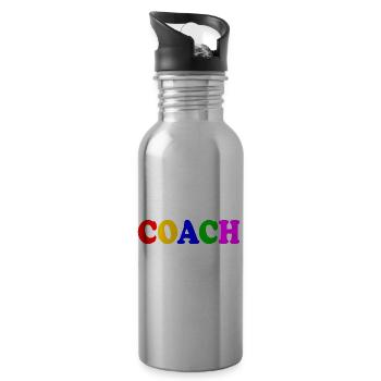 Coach - Water bottle with straw - silver - Right