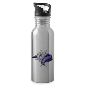 Lotus Schnecke - Trinkflasche mit integriertem Trinkhalm - Lightsilver - Rechts