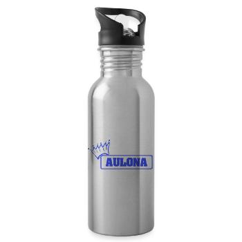 Schwester Aulona - Trinkflasche mit integriertem Trinkhalm - Lightsilver - Rechts