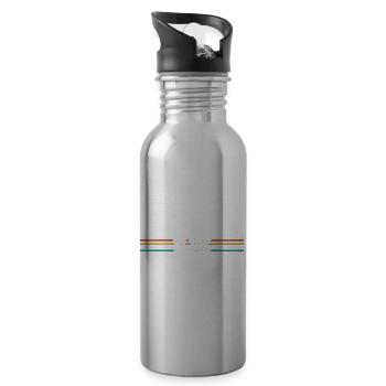 Geschenk für Elise - Trinkflasche mit integriertem Trinkhalm - Lightsilver - Rechts