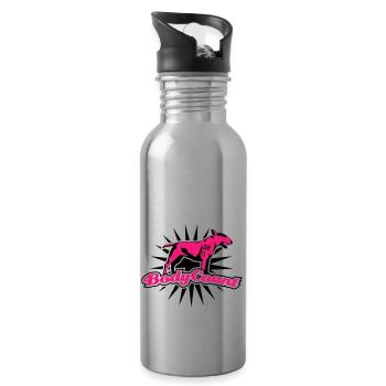 BodyCount - Trinkflasche mit integriertem Trinkhalm - Lightsilver - Rechts