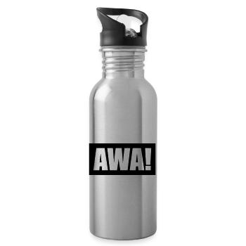 Awa - Trinkflasche mit integriertem Trinkhalm - Lightsilver - Rechts