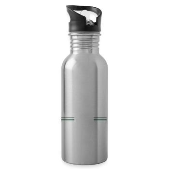Chop Wood Carpenter Hoodies and Sweatshirts - Water bottle with straw - silver - Right