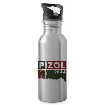 Pizol Bad Ragaz 5 Lacs Randonnée Randonnée Suisse - Gourde avec paille intégrée - argent clair - Droite