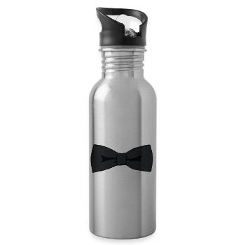 Bow Tie - Trinkflasche mit integriertem Trinkhalm - Lightsilver - Rechts