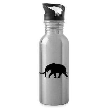 Mammouth Elephant - Gourde avec paille intégrée - argent clair - Droite