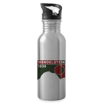 Wendelstein Finisher Hike Hiking Climbing - Water bottle with straw - silver - Right