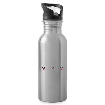 ghost boo crew - Trinkflasche mit integriertem Trinkhalm - Lightsilver - Rechts