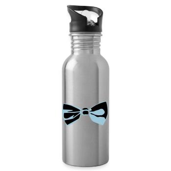 Fliege - Trinkflasche mit integriertem Trinkhalm - Lightsilver - Rechts